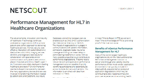 Performance Management for HL7 in Healthcare Organizations