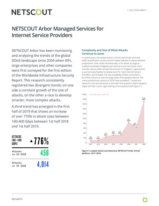 NETSCOUT Arbor Managed Services for Internet Service Providers