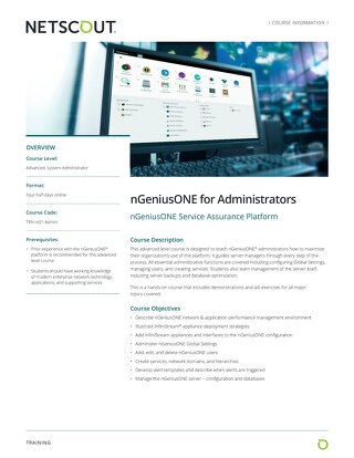 nGeniusONE for Administrators